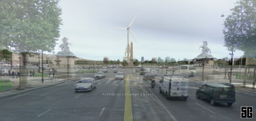 Grande Éolienne de Paris, jardin des Tuileries, redressement industriel, transition énergétique,